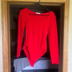 Red medium Bodysuit